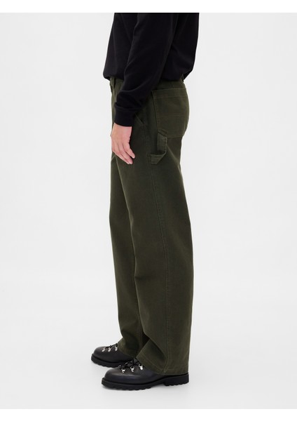 Erkek Haki Canvas '90S Loose Pantolon indirimleri