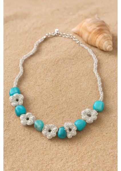 Mavi Akik Kolye modelleri