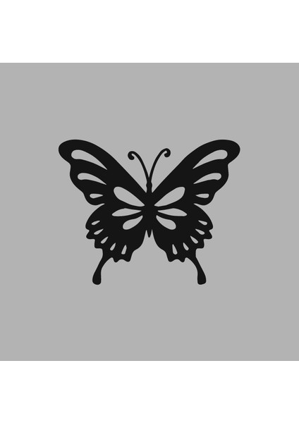 Ahşap Işleme Duvar Süsü- Kelebek - 50 cm x 30 cm