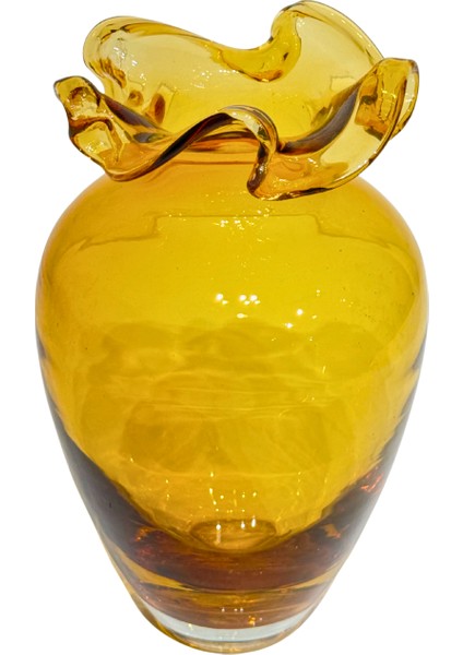 Bal Sıcak Cam Peri Vazo Büyük Boy modelleri