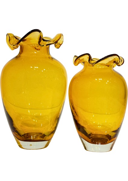 Bal Sıcak Cam Peri Vazo Büyük Boy fırsatları