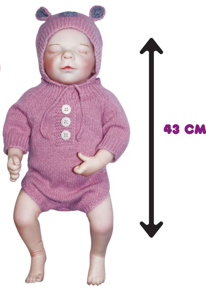 Gerçekçi Et Bebek Aksesuarlı Gerçek Bebek Hissi %100 Silikon Yumuşak Doku Hareketli Vücut Oyuncak indirimleri