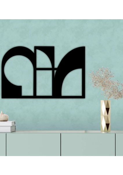 As Tasarım Ahşap Duvar Süs Tablo MODEL002 Siyah Renk 75X47 cm indirimleri
