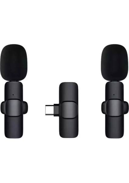 K9 2’li Type-C Yaka Mikrofonu
