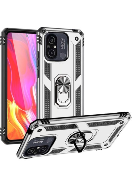 Xiaomi Redmi 12C Kılıf Sofya Yüzüklü Silikon Kapak