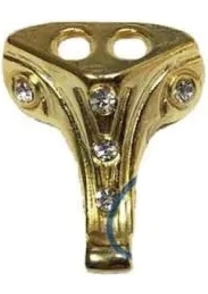 Moda Taşlı Ahşap, Mdf, Sunta Sandık Ayağı, Kutu Ayak 1,5 cm - Sarı