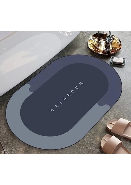 Renkli Emici Banyo Paspası 38X58 Cm, Yumuşak ve Şık Tasarım