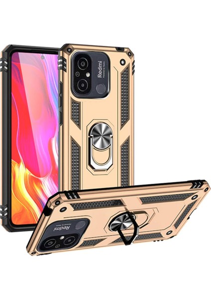 Xiaomi Redmi 12C Kılıf Sofya Yüzüklü Silikon Kapak