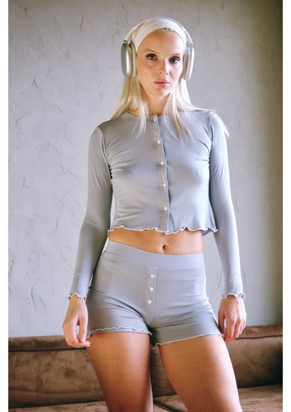 Amour Kalpli Şort Takım