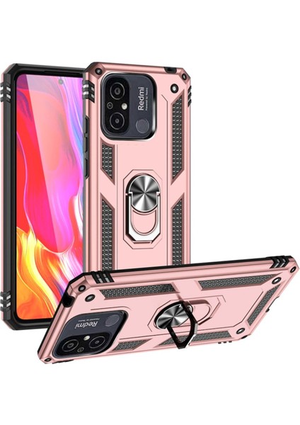 Xiaomi Redmi 12C Kılıf Sofya Yüzüklü Silikon Kapak