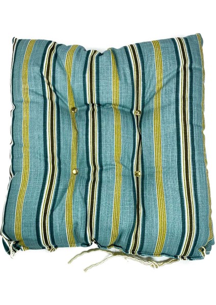 Pofuduk Ev Bahçe Teras Ipli Sandalye Minderi 35X35 cm D4