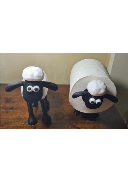 Renkli Koyun Shaun Tuvalet Kağıdı Düzenleyici, Şık ve Pratik Banyo Aksesuarı