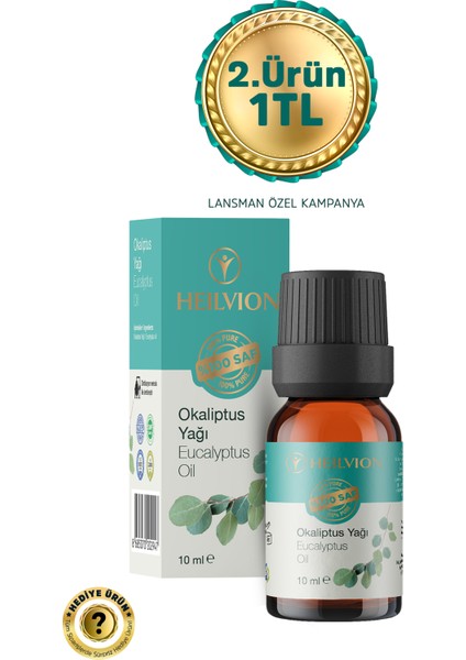 %100 Saf ve Doğal Okaliptus Uçucu Yağı 10ML