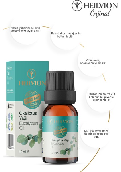 %100 Saf ve Doğal Okaliptus Uçucu Yağı 10ML modelleri