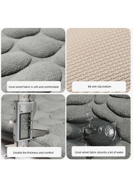 Renkli ve Kaydırmaz Banyo Paspası, Şık ve Güvenli Kullanım Sağlar fırsatları