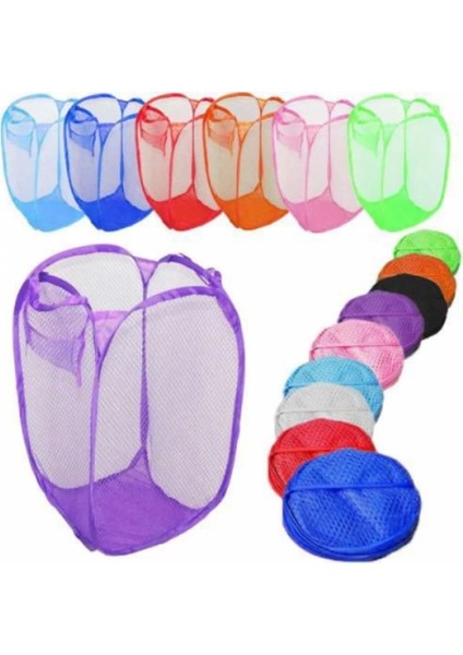 Renkli Katlanabilir Çamaşır Sepeti, Pratik ve Şık Depolama Çözümü fiyatları