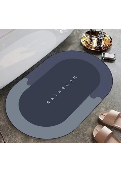 Çok Renkli Süper Emici Banyo Paspası, Yumuşak ve Şık Tasarım