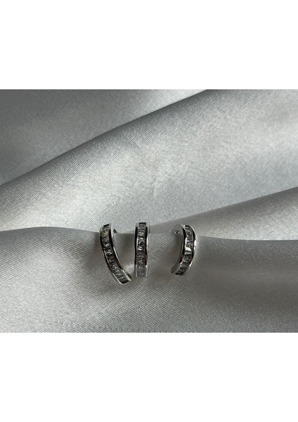 Silver Renk 3 Sıra Earcuff