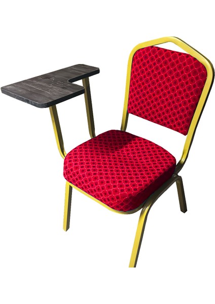 Hilton Yazı Tahtalı Sandalye - Kırmızı