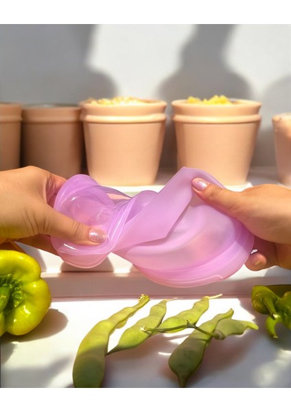 Pack Medikal Silikon Saklama Poşeti – Tekrar Kullanılabilir, Sızdırmaz, Dondurucu & Mikrodalga Uyumlu Gıda Kabı modelleri