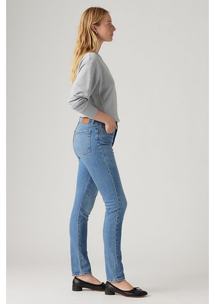 501 Skinny Kadın Jeans Mavi fiyatları