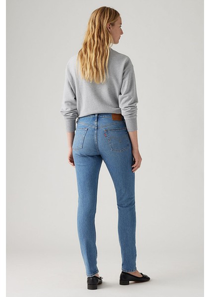 501 Skinny Kadın Jeans Mavi modelleri