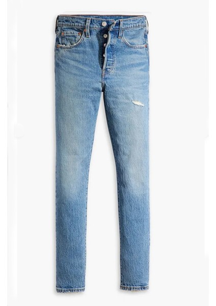 501 Skinny Kadın Jeans Mavi fırsatları