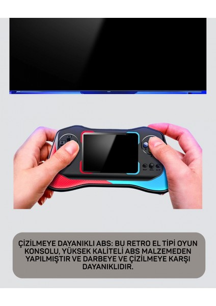 Taşınabilir El Konsolu 500 Oyunlu – Geniş Ekran ve Uzun Pil Ömrü fiyatları