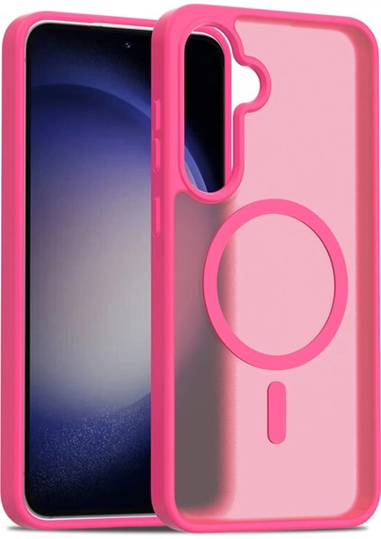 Samsung Galaxy S24 Fe Jota Magsafe Kapak - Rose