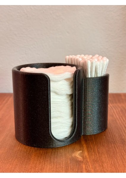 Iki Adet Siyah Makyaj Malzemesi Düzenleme Kutusu, Pamukluk ve Kulak Çubuğu Seti fırsatları