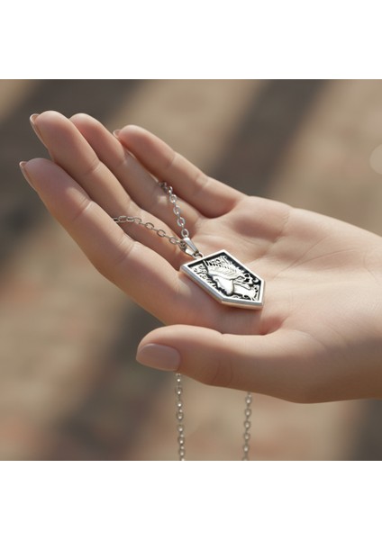 Anime Attack On Titan Sina Gümüş Kaplama Düz Zincir Kolye indirimleri