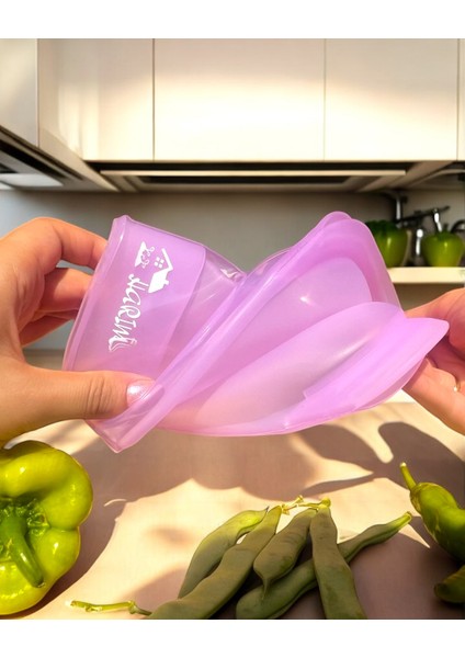 Pack Medikal Silikon Saklama Poşeti – Tekrar Kullanılabilir, Sızdırmaz, Dondurucu & Mikrodalga Uyumlu Gıda Kabı fırsatları