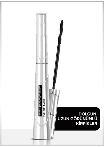 paris False Lash Telescopic Fiber Siyah Maskara & Eye Paint 204 Over The Blue fiyatları
