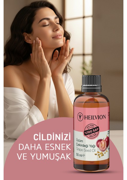 %100 Saf ve Doğal Soğuk Sıkım Üzüm Çekirdeği Yağı 50ML fiyatları