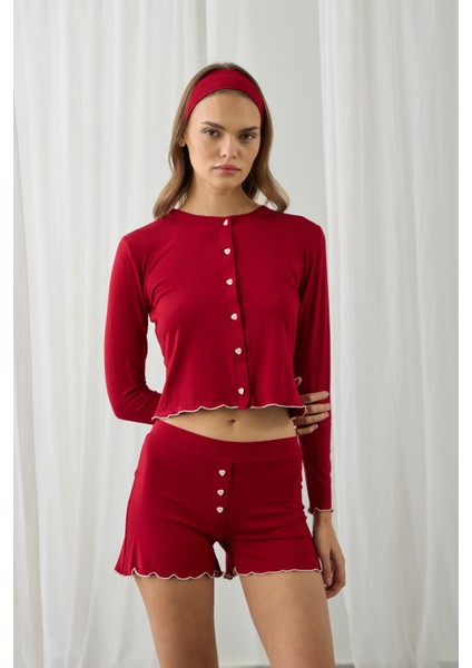 Amour Kalpli Şort Takım