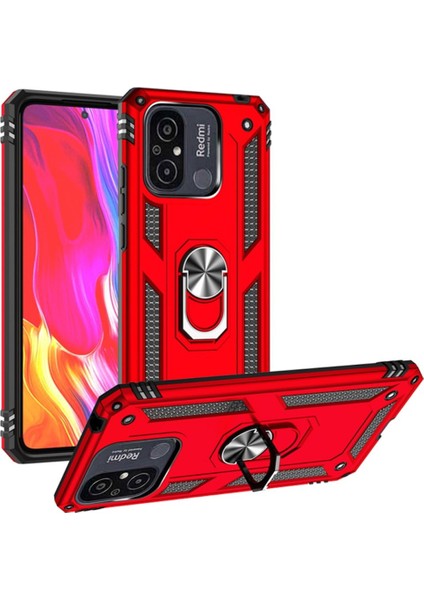 Xiaomi Redmi 12C Kılıf Sofya Yüzüklü Silikon Kapak