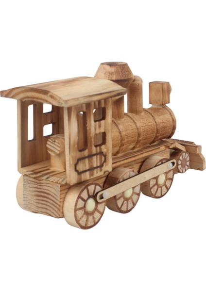 El Yapımı Doğal Ahşap Tren Oyuncak – Dekoratif Demiryolu Maketi Koleksiyon Çocuk Hediyesi indirimleri