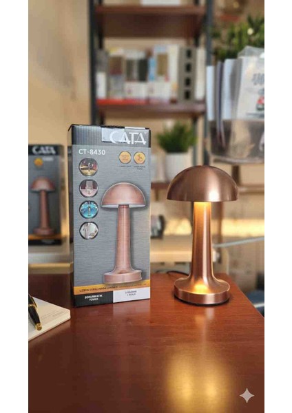 Şarjlı Masa Lambası Dokunmatik 3 Modlu