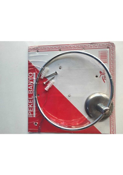 Krom Paslanmaz Metal, Vidalı Bez Havluluk, Lavabo, Banyo, Mutfak Için Askı