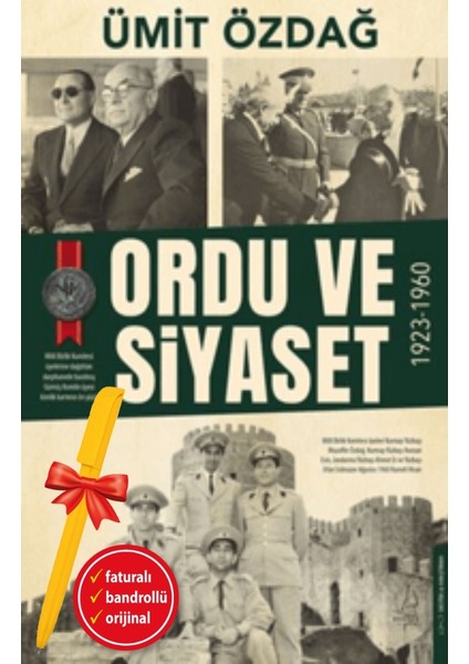 Alfa Kalem+ Ümit Özdağ 2 Kitap (Ordu ve Siyaset: 1923-1960+VATAN Yahut Silivri) Politika Yeni Destek fiyatları