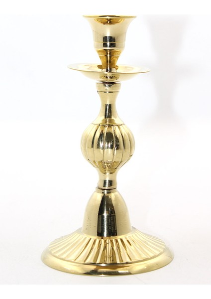 Tekli Pirinç Şamdan - Model 3