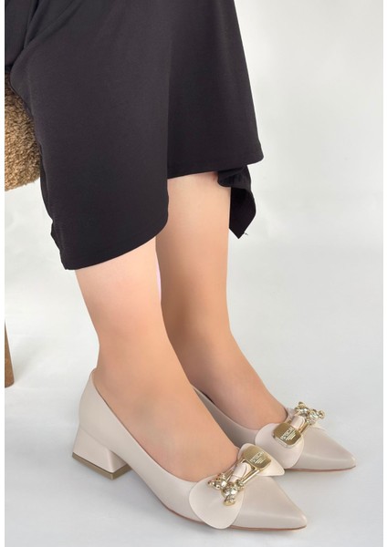 Jies Bej Topuklu Ayakkabı modelleri