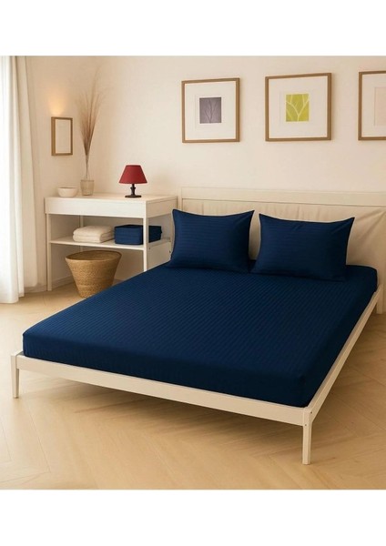 Pamuk Saten Çift Kişilik Lastikli Çarşaf Set ,otel Tipi Yastıklı , fiyatları