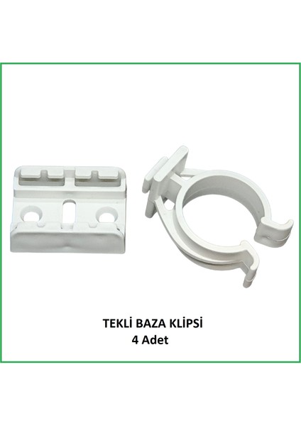 Baza Klipsi 4 Adet Beyaz fiyatları