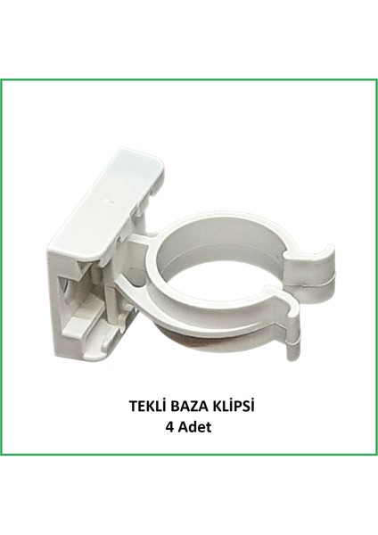 Baza Klipsi 4 Adet Beyaz modelleri