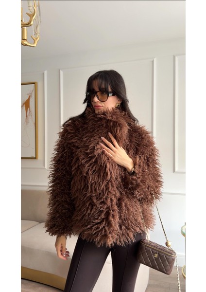 Kıvırcık Tüylü Kahve Kürk