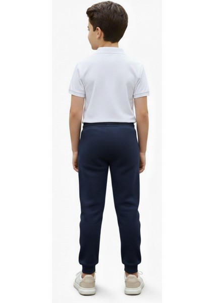 Lacivert Renk 3 Iplik Manşetli Kız Erkek Çocuk Eşofman Alt BGL-ST05046 modelleri