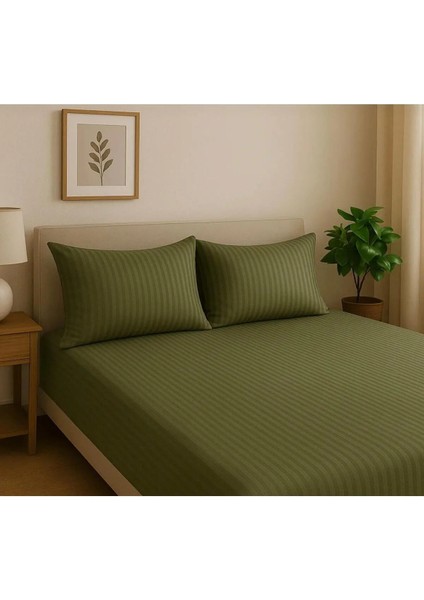 Pamuk Saten Çift Kişilik Lastikli Çarşaf Set ,otel Tipi Yastıklı , fiyatları