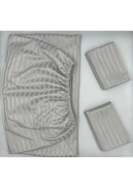 Pamuk Saten Çift Kişilik Lastikli Çarşaf Set ,otel Tipi Yastıklı , fırsatları