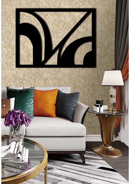 Ahşap Mdf Duvar Süs Tablo MODEL003 Siyah Renk 75X56 cm fiyatları